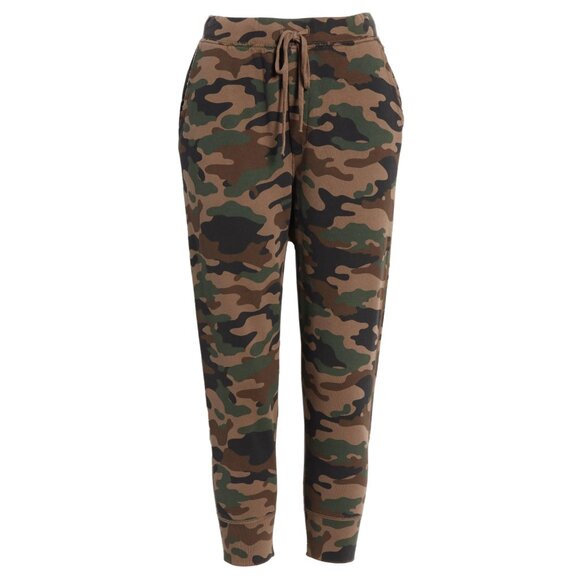 Nili Lotan "Nolan" Sweats in Brown Camo Print, size Small - Picture 3 of 10